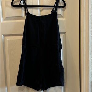 Black Strappy Romper